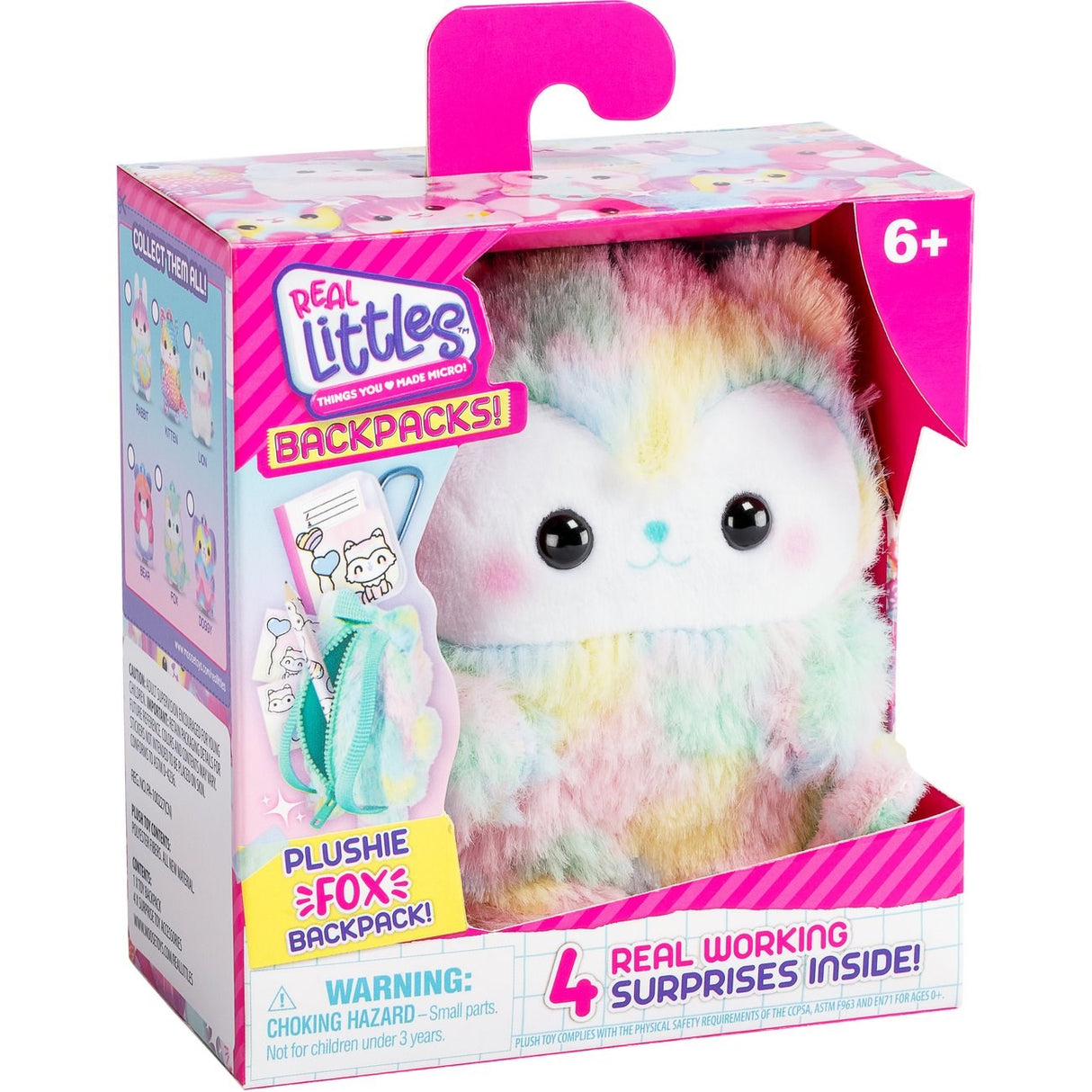 Real Littles Rygsæk Plysven Ræv