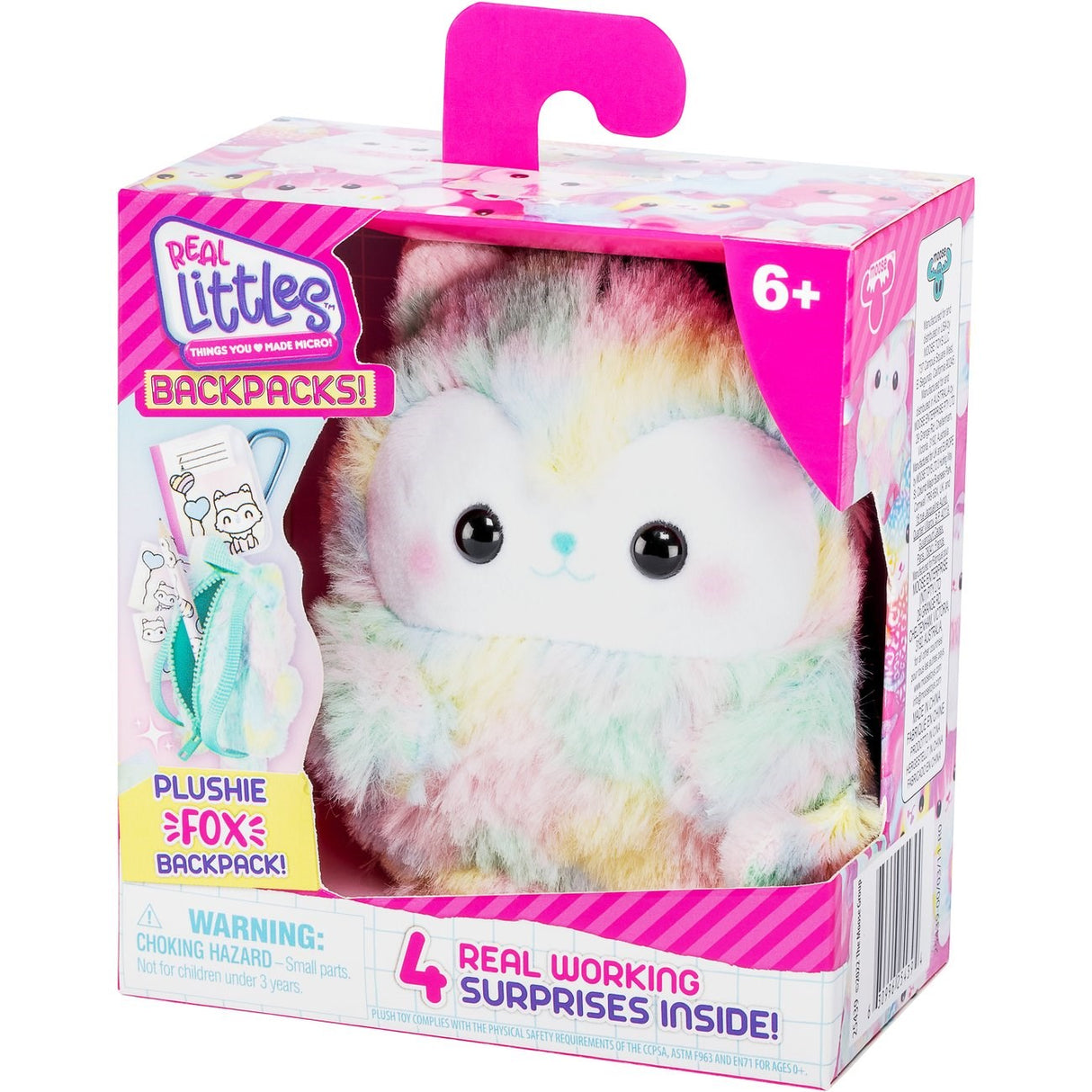 Real Littles Rygsæk Plysven Ræv