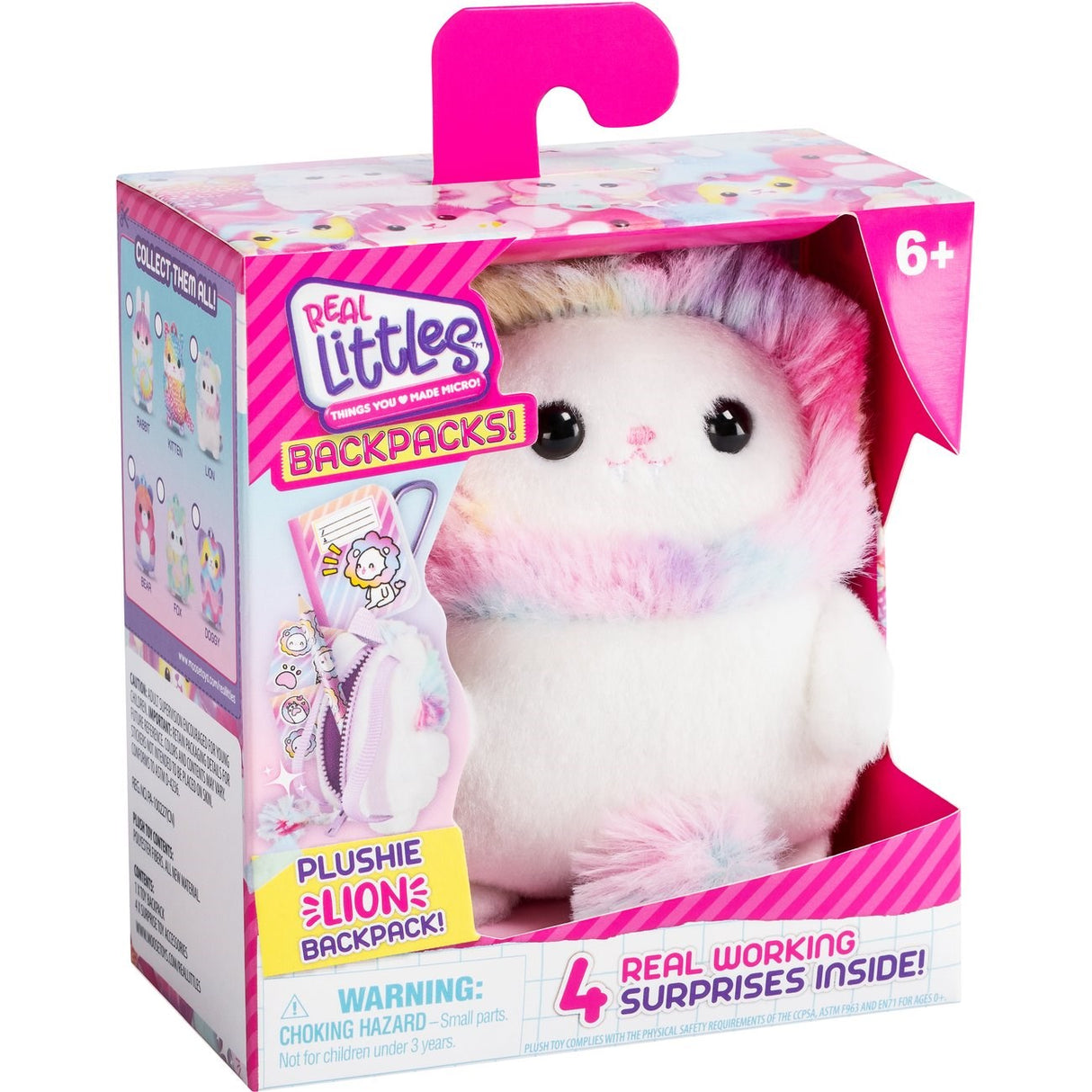 Real Littles Rygsæk Plysven Løve