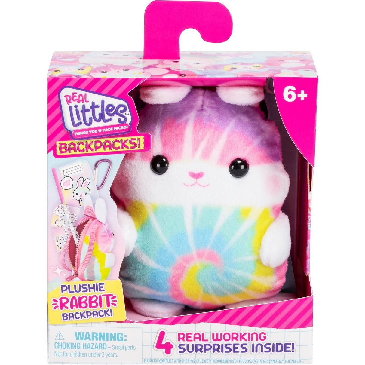 Real Littles Rygsæk Plysven Kanin