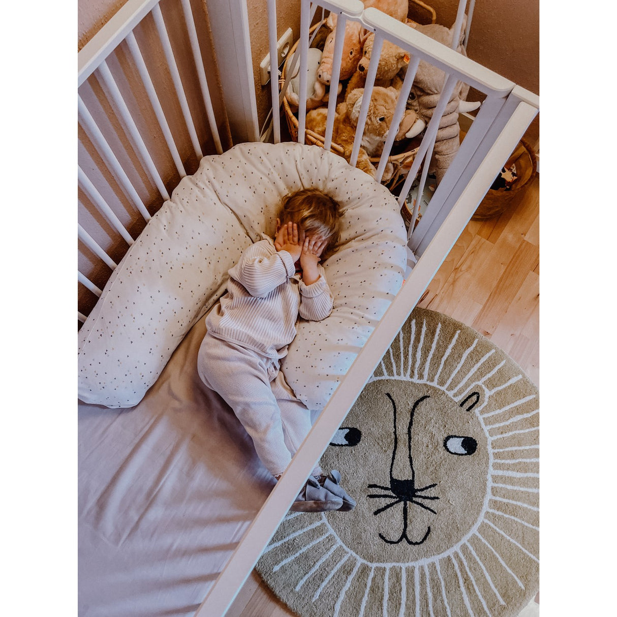 tiSsi® White Laquer Jori Sammenklappelig Seng Massiv Bøg