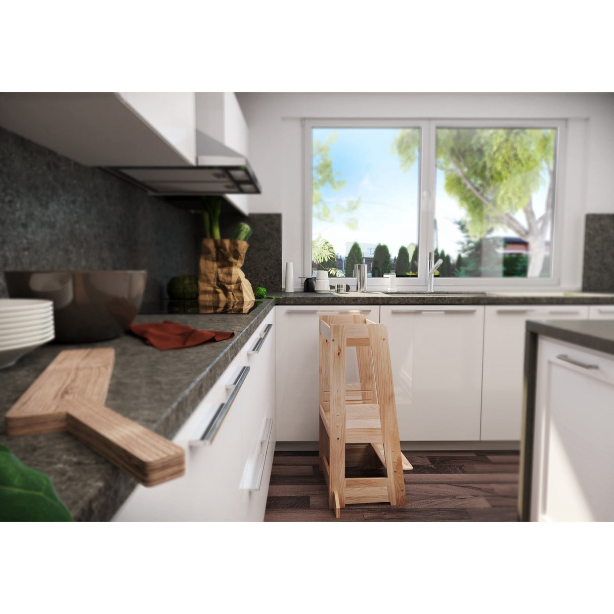 tiSsi® Nature Felix Læringstårn Massiv Bøg