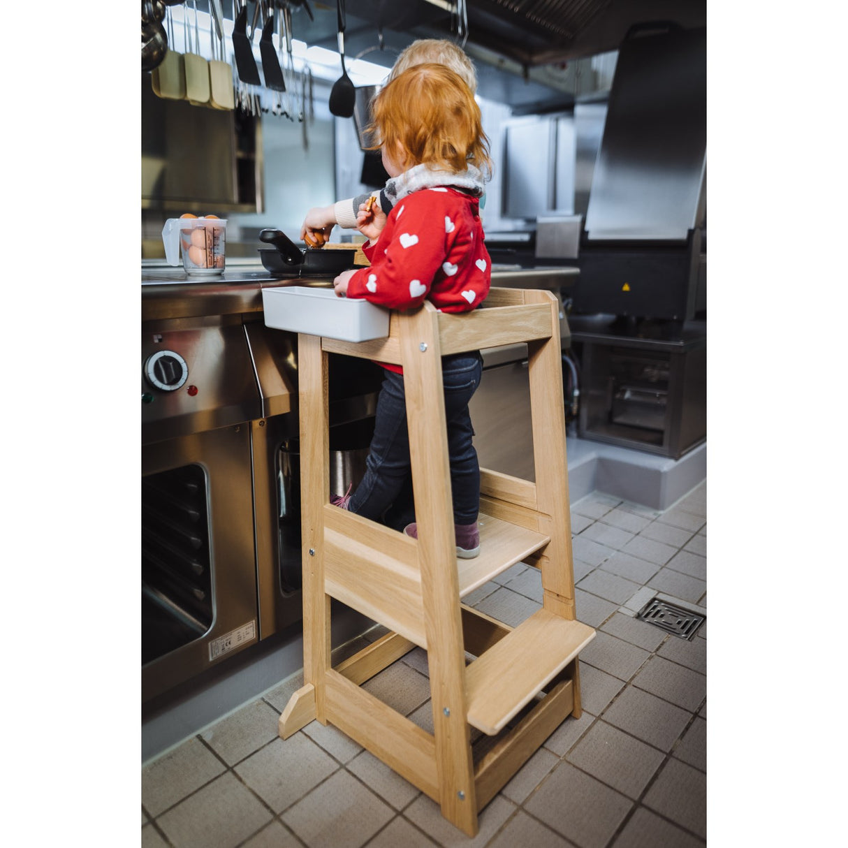 tiSsi® Grey Felix Box I Grå Plast Til Læringstårn Felix