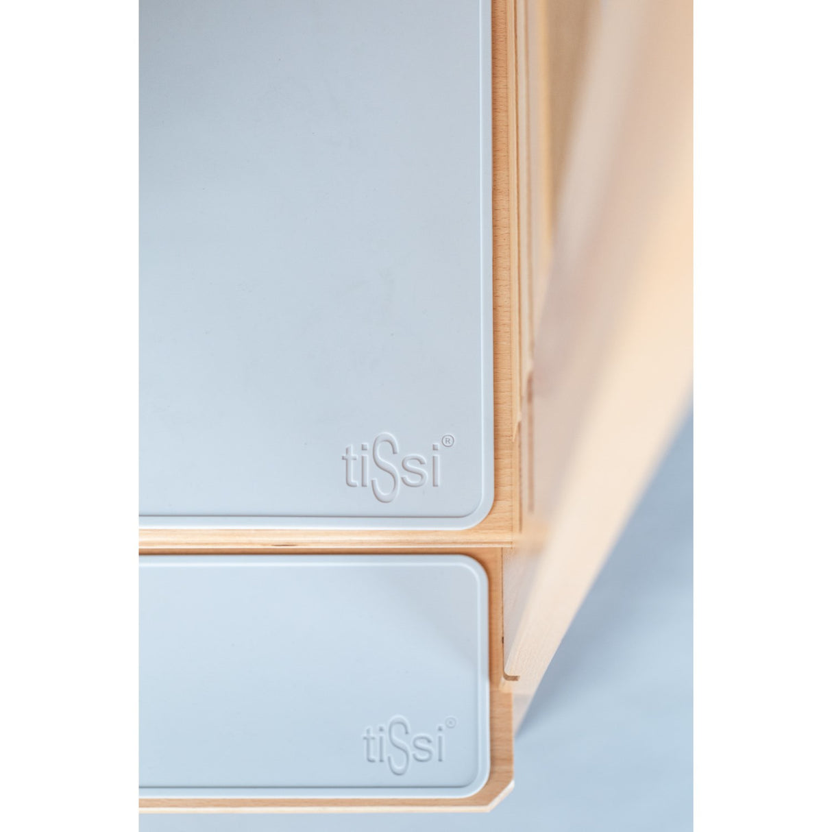 tiSsi® Grey Felix Skridsikre Måtter - Sæt Med 2 Til Læringstårn Felix