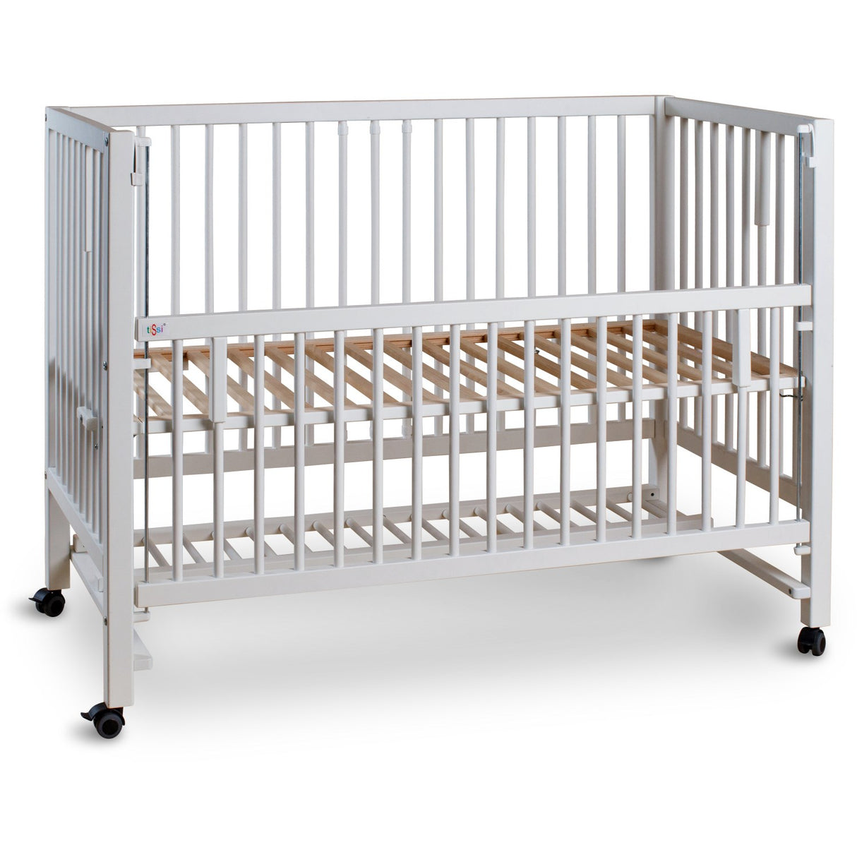 tiSsi® White Laquer Hajo Barneseng Massiv Bøg