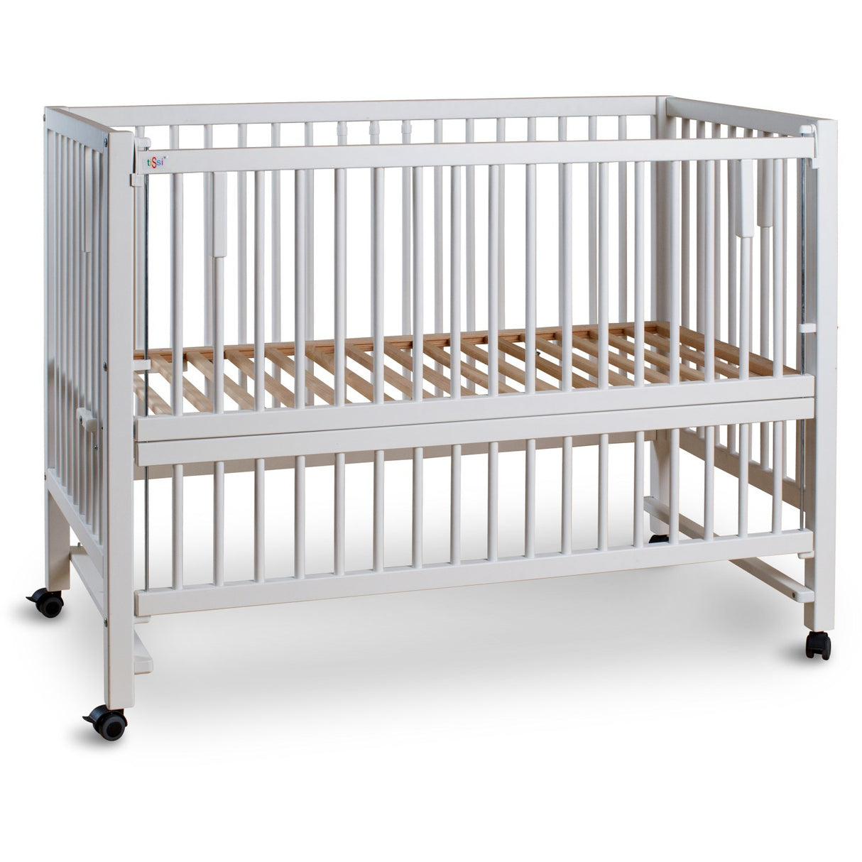 tiSsi® White Laquer Hajo Barneseng Massiv Bøg