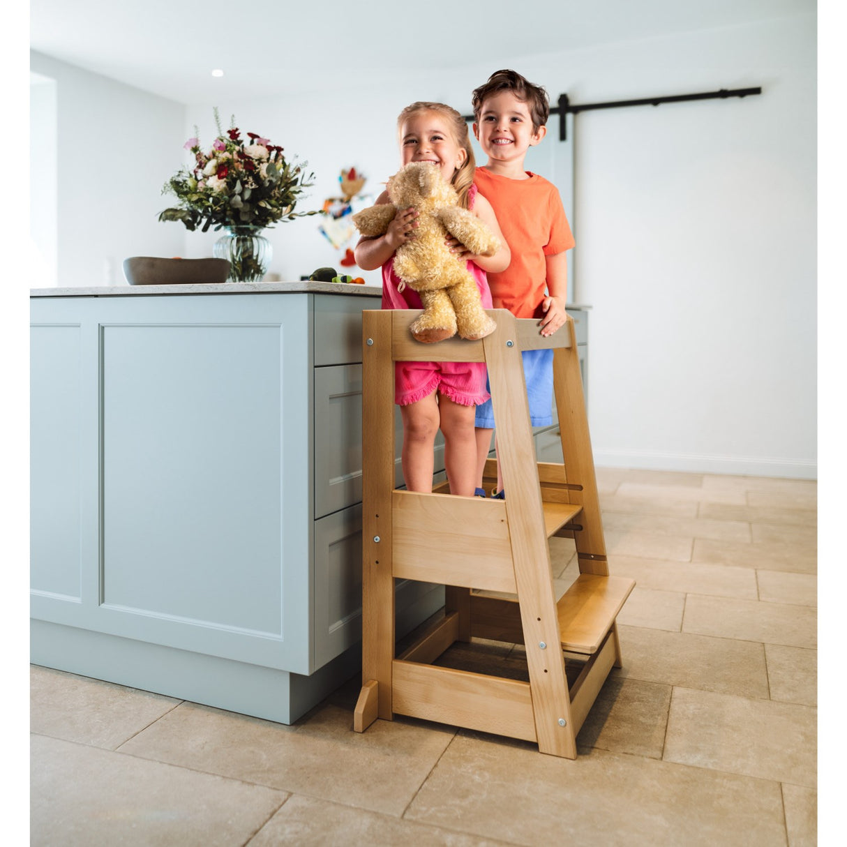 tiSsi® Nature Felix Tvillinge Læringstårn Massiv Bøg