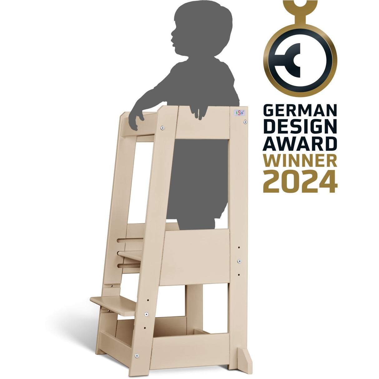 tiSsi® Cashmere Lak Felix Læringstårn Massiv Bøg