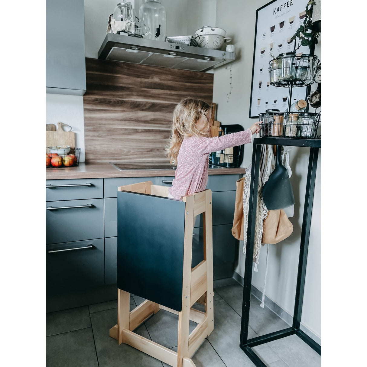 tiSsi® Black Felix Sort Tavle Til Læringstårn Felix