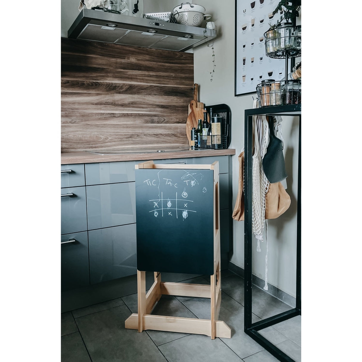 tiSsi® Black Felix Sort Tavle Til Læringstårn Felix