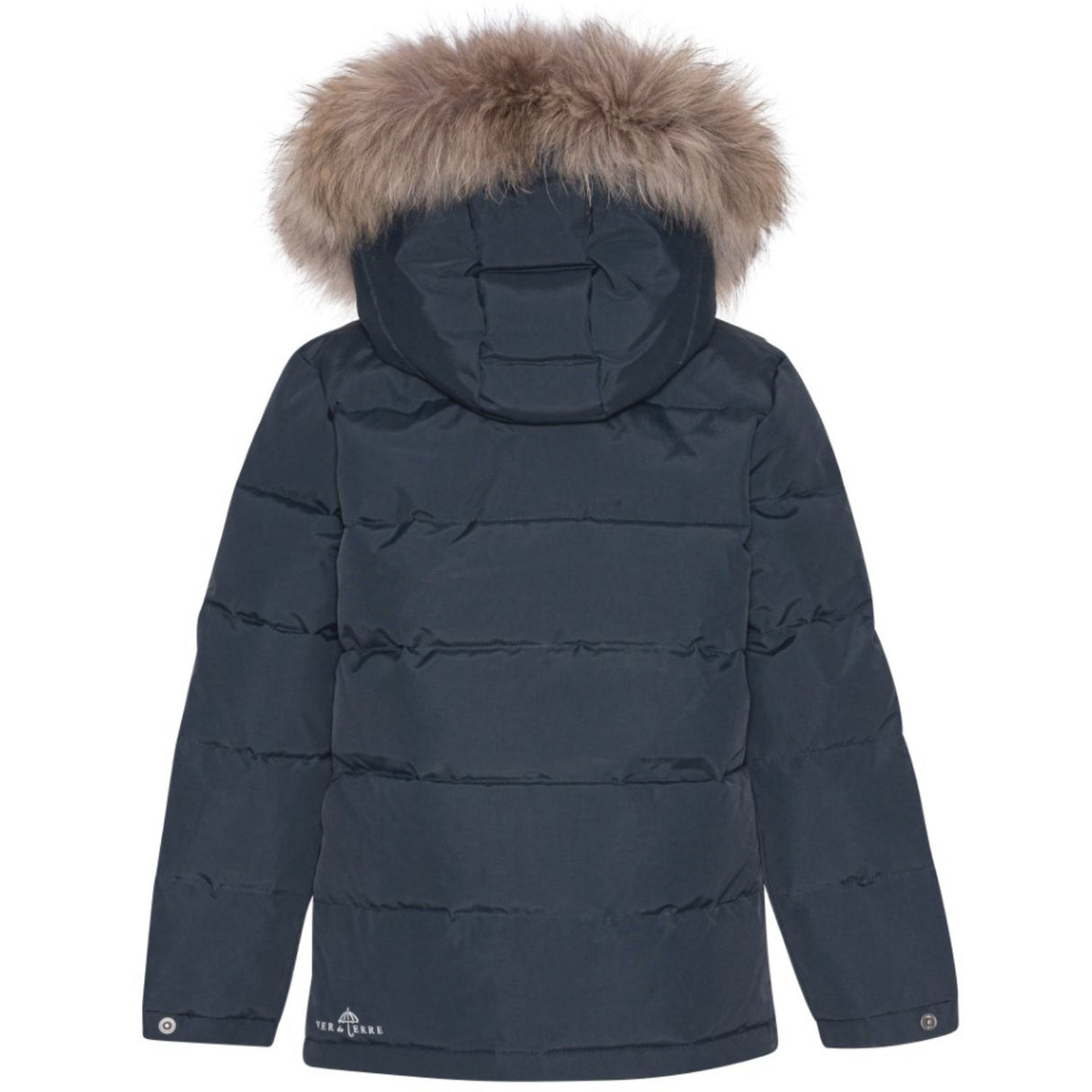Ver De Terre 600 Navy Down Jakke W/Fur