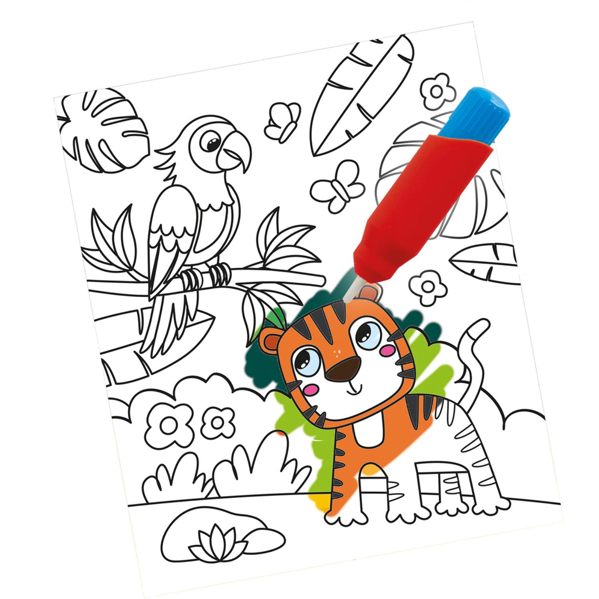 SES Creative Farv Med Vand Rejse Malebog