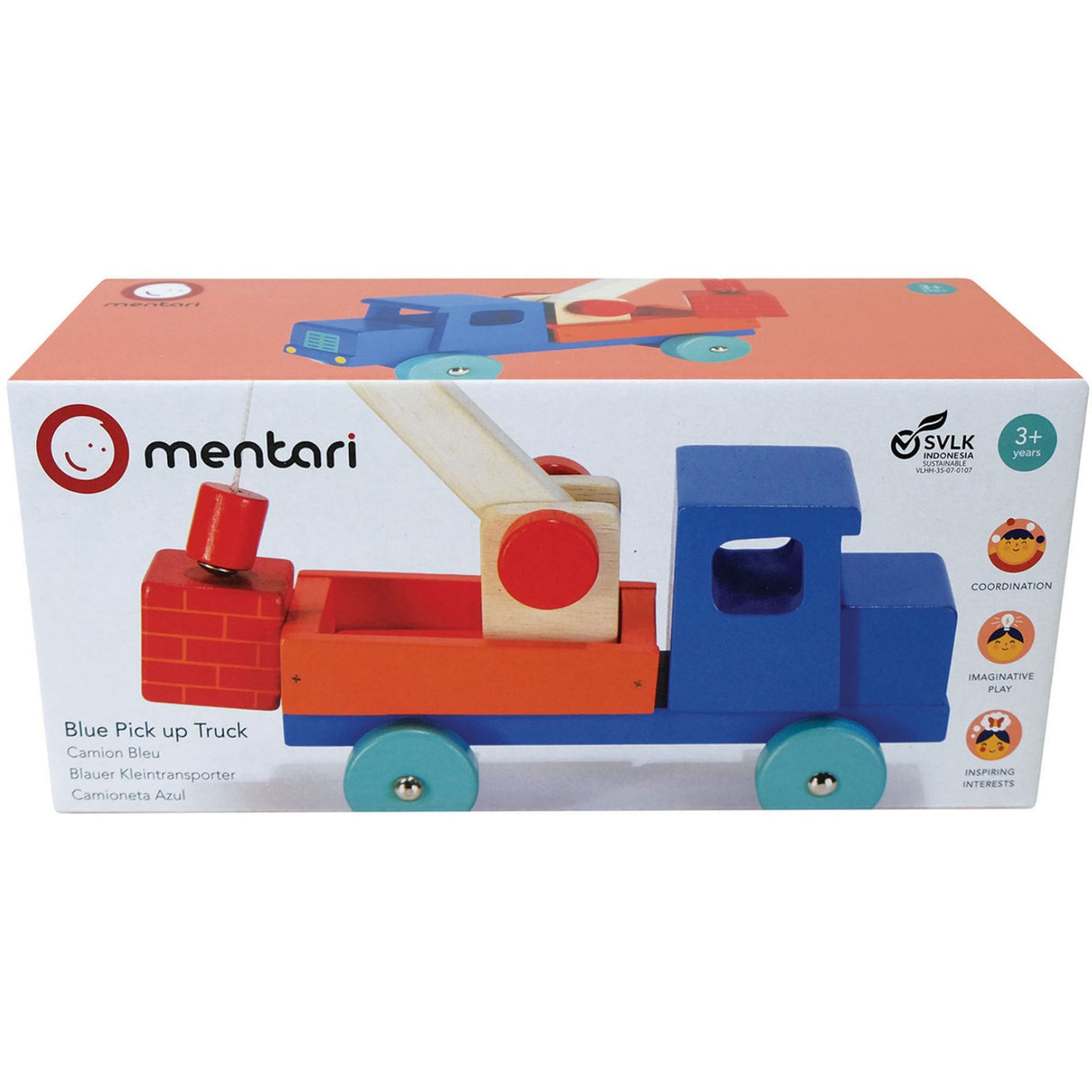 Mentari Blå Kranbil