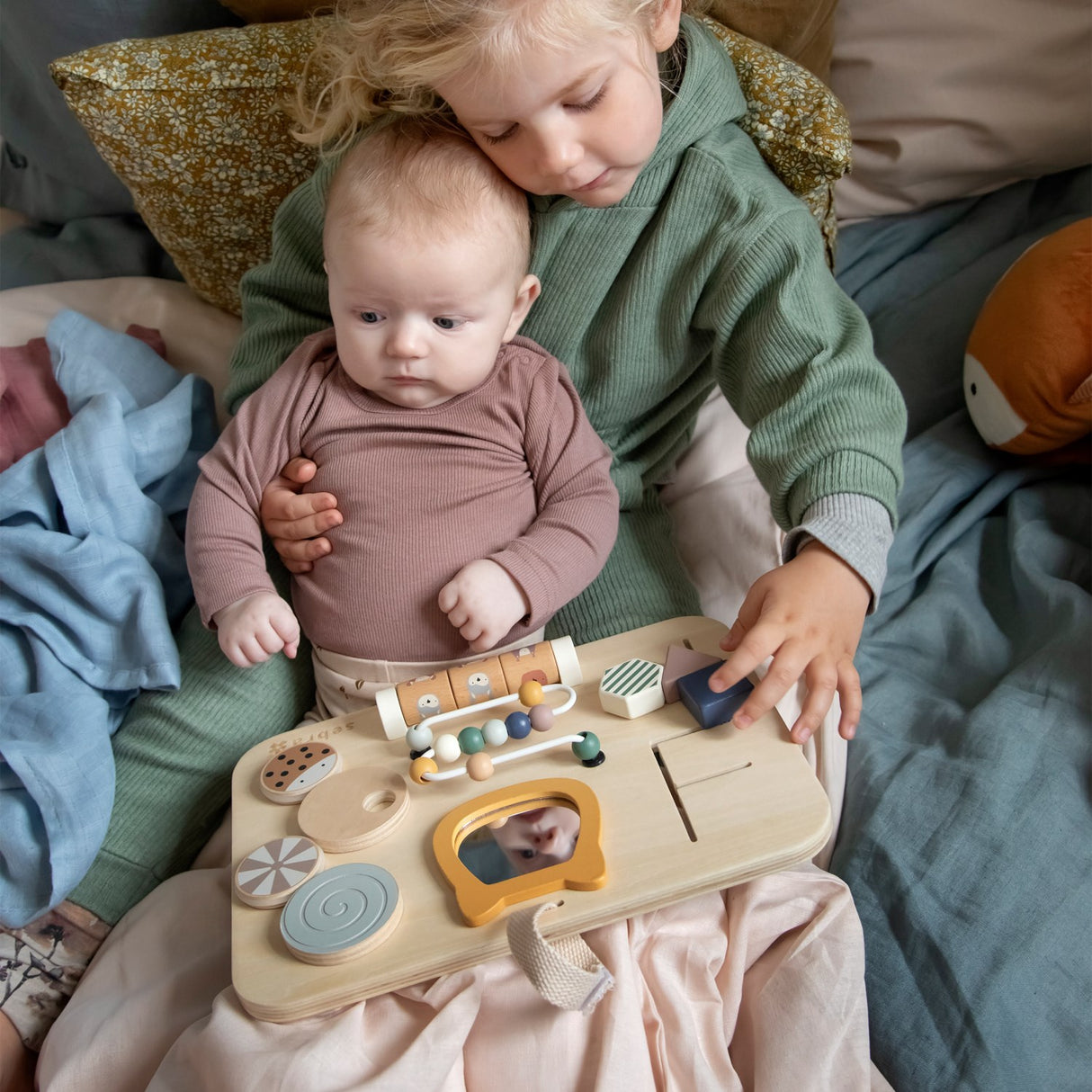 Sebra Woodland Aktivitetspanel Wooden