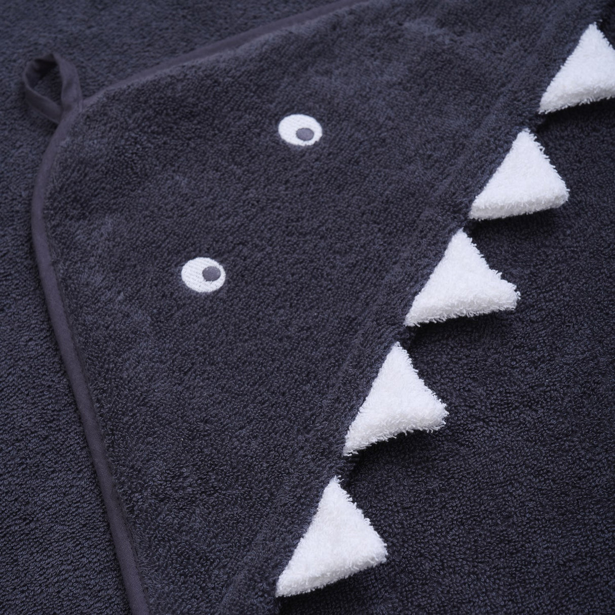 Pippi Odyssey Gray Hooded Baby Håndklæde