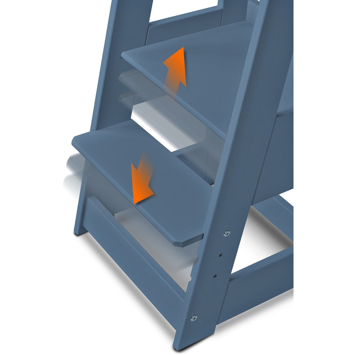 tiSsi® Dove Blue Laquer Felix Læringstårn Massiv Bøg