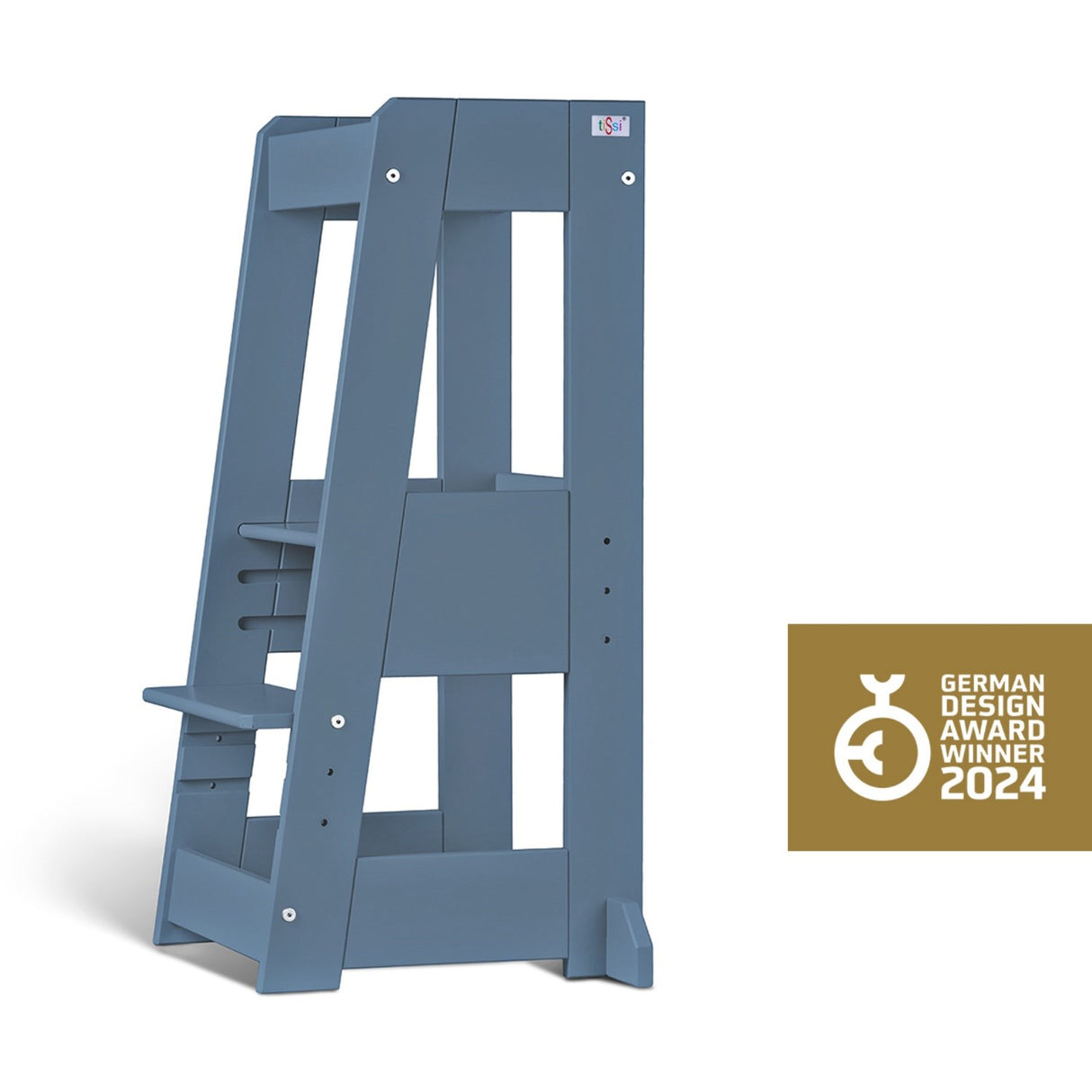 tiSsi® Dove Blue Laquer Felix Læringstårn Massiv Bøg