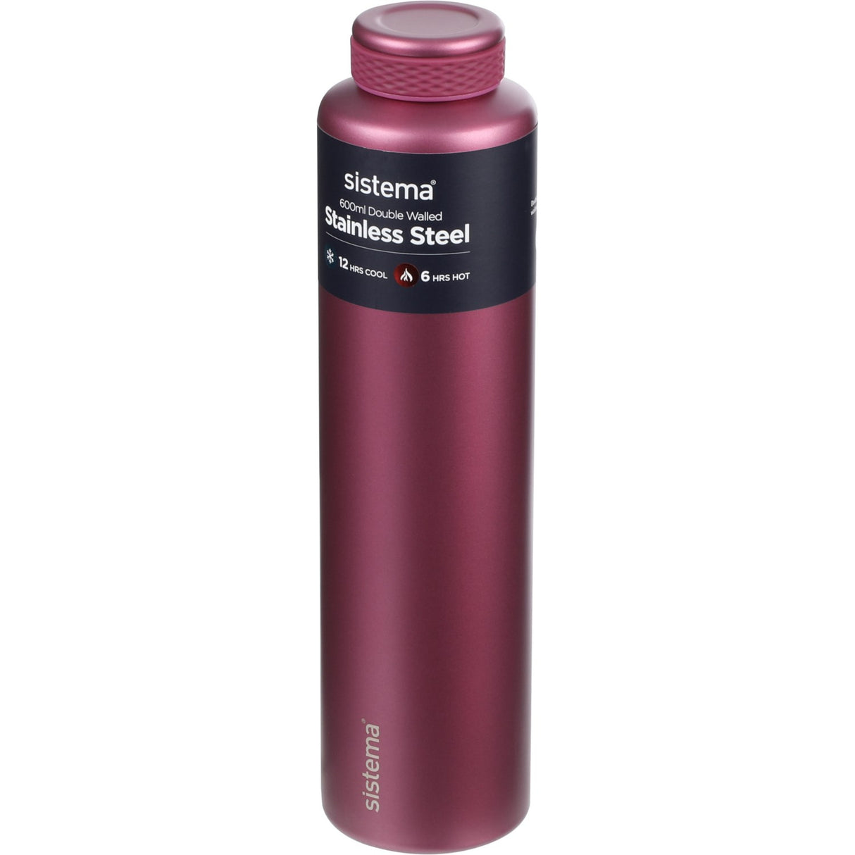 Sistema Fig Purple Stainless Steel Drikkedunk 600 Ml