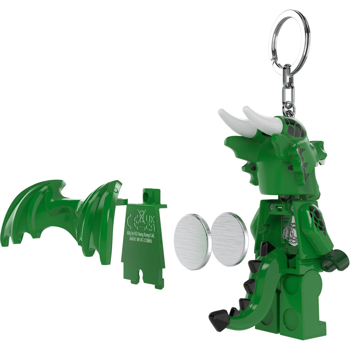 Euromic Lego® Minifigures™ Nøglering Med Lys Green Dragon Girl
