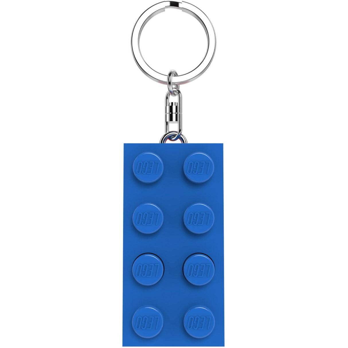 Euromic Lego® Minifigurines™ Nøglering Med Lys 2X4 Brick Blue
