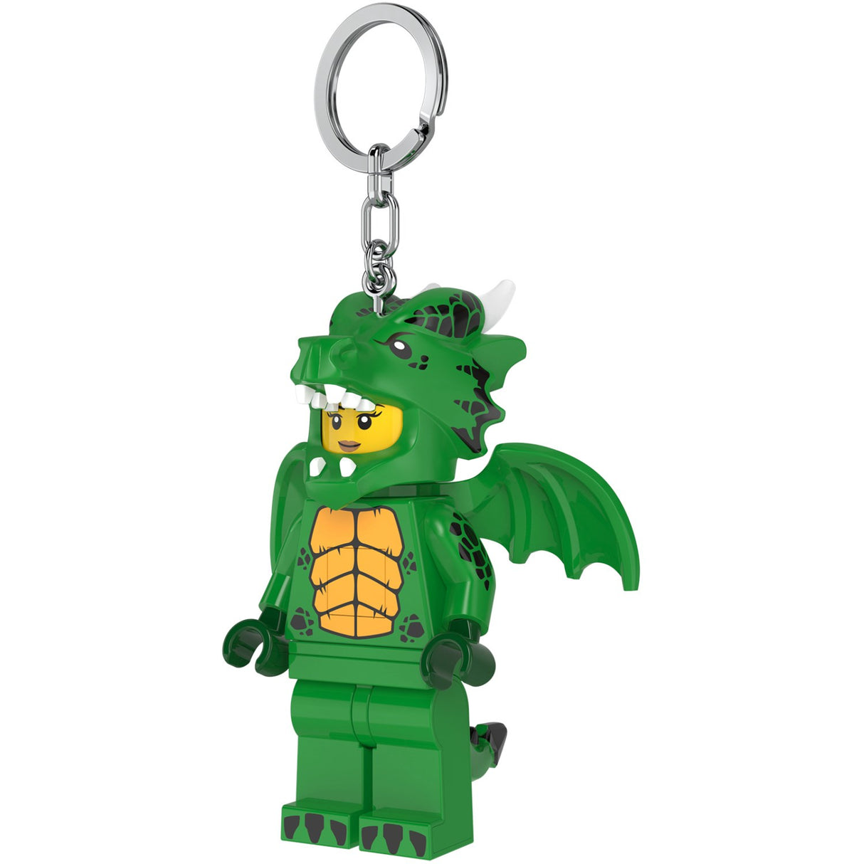 Euromic Lego® Minifigures™ Nøglering Med Lys Green Dragon Girl