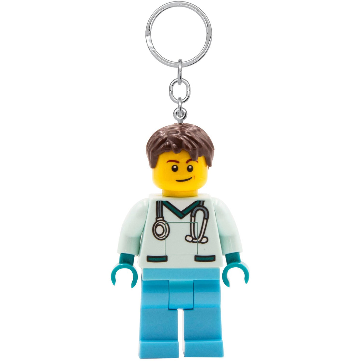 Euromic Lego® Minifigures™ Nøglering Med Lys Læge Professional - New