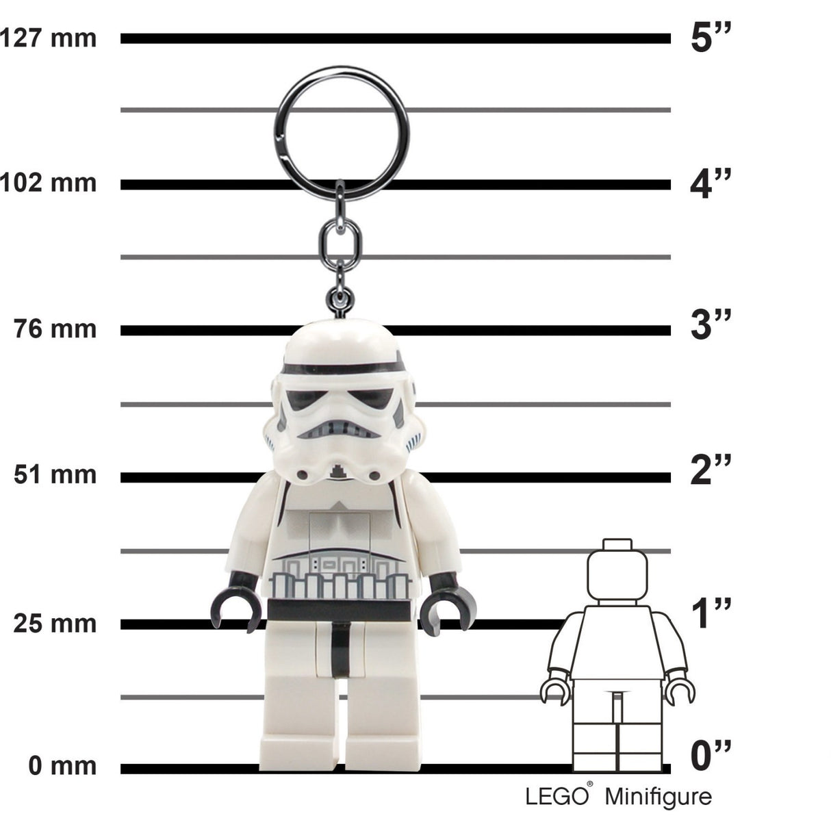 Euromic Stormtrooper Nøglering Med Led Lys