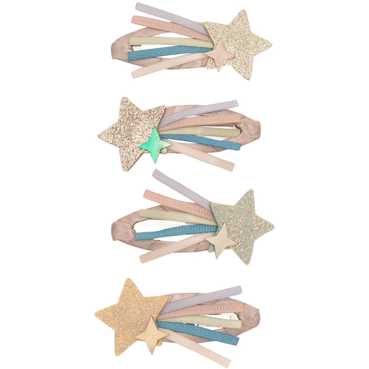Mimi & Lula 4 Hårspænder - Star Trail Celeste