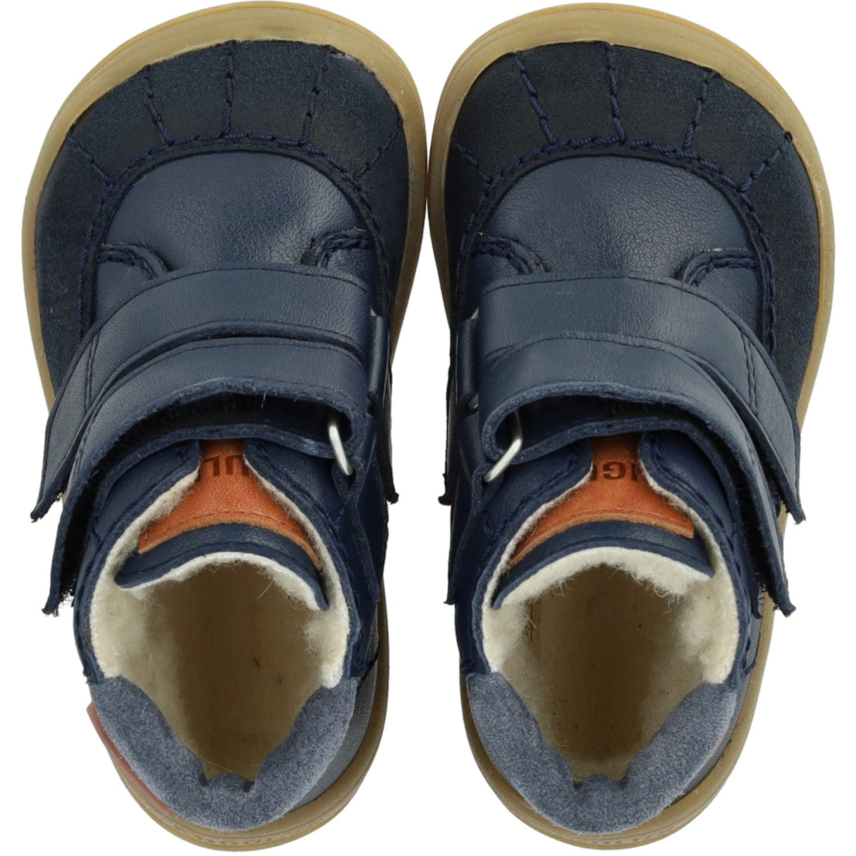 Angulus Navy/Tan/Blue Fog Begynder TEX-støvle Med Kontraststikninger