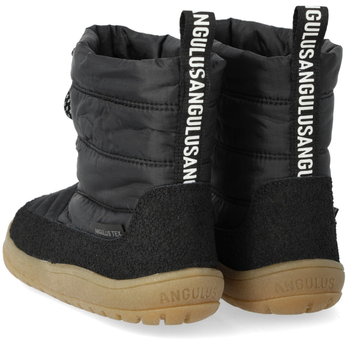 Angulus Black/Black Let Og Fleksibel TEX-vinterstøvle I Nylon