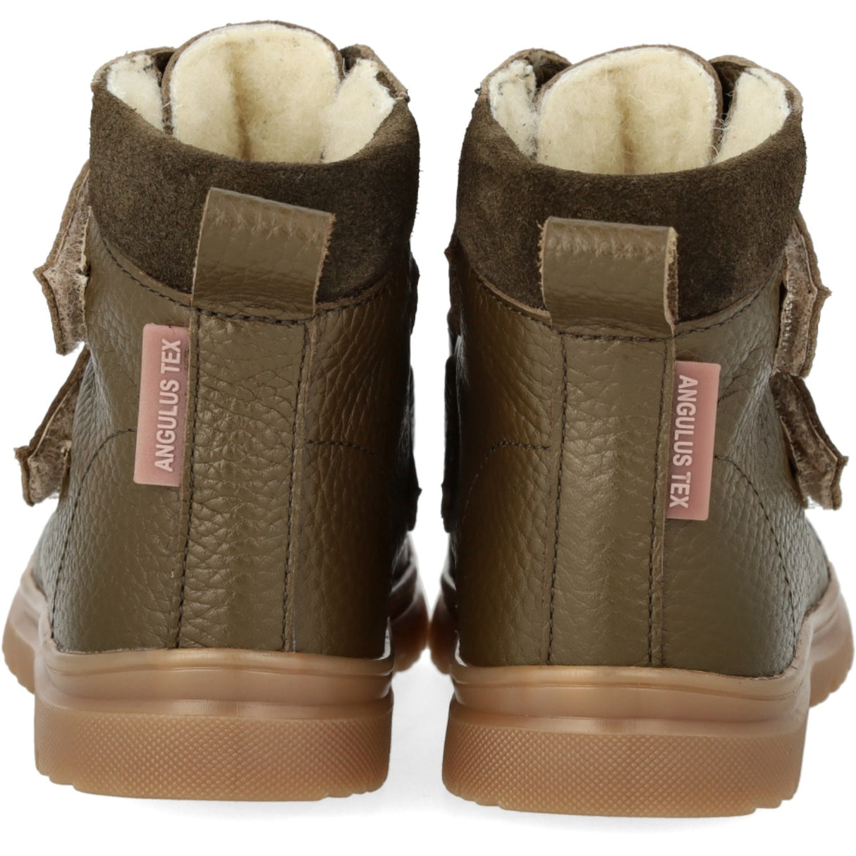 Angulus Dark Olive/Forrest Begynder TEX-støvle Med Blødt Merino Uldfoer