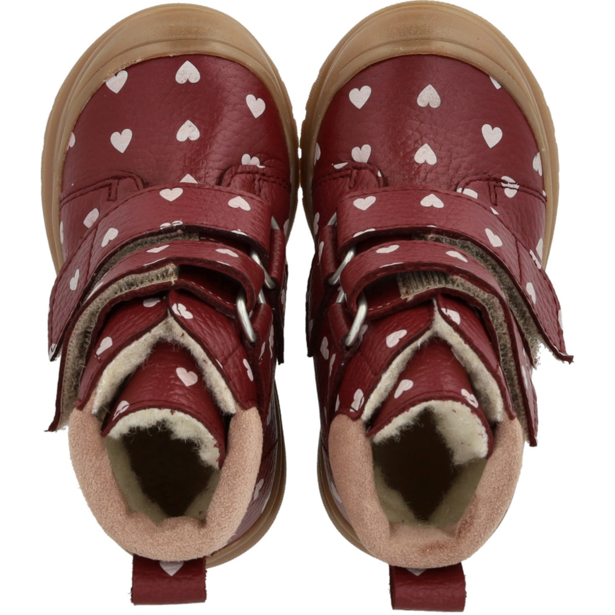 Angulus Berry Hearts/Rosebud Begynder TEX-støvle Med Print Og Merino Uldfoer