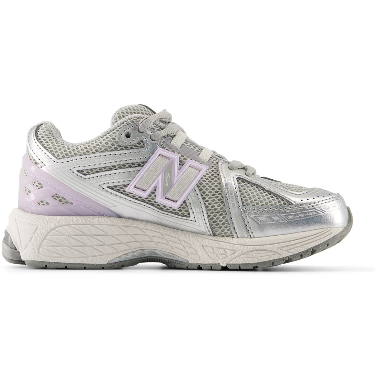 New Balance Silver Metallic 1906 Kids Lace Sneakers