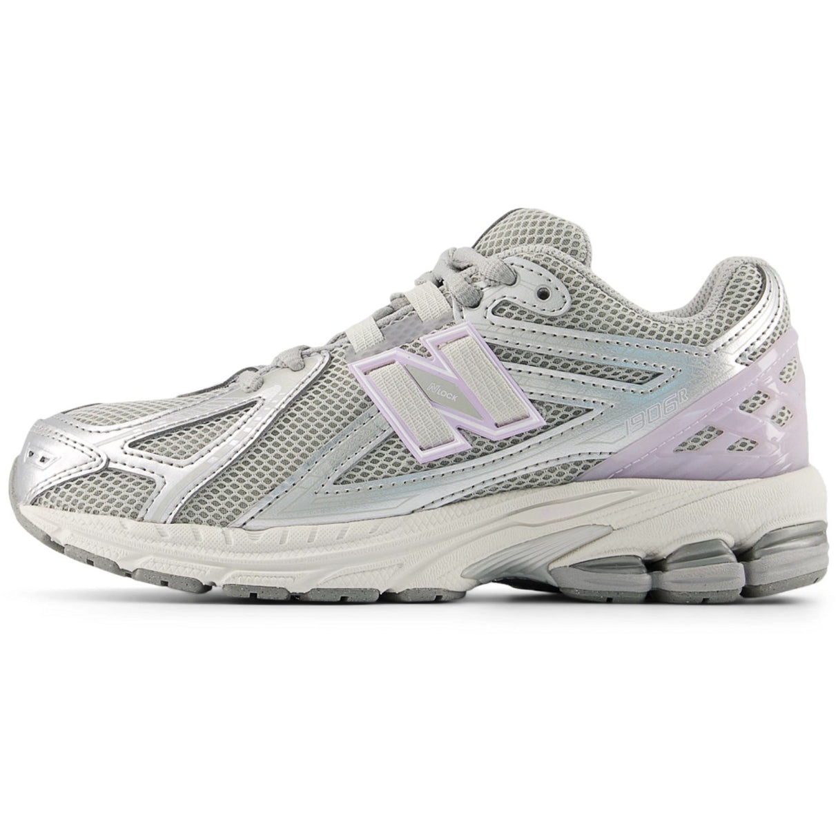 New Balance Silver Metallic 1906 Kids Lace Sneakers