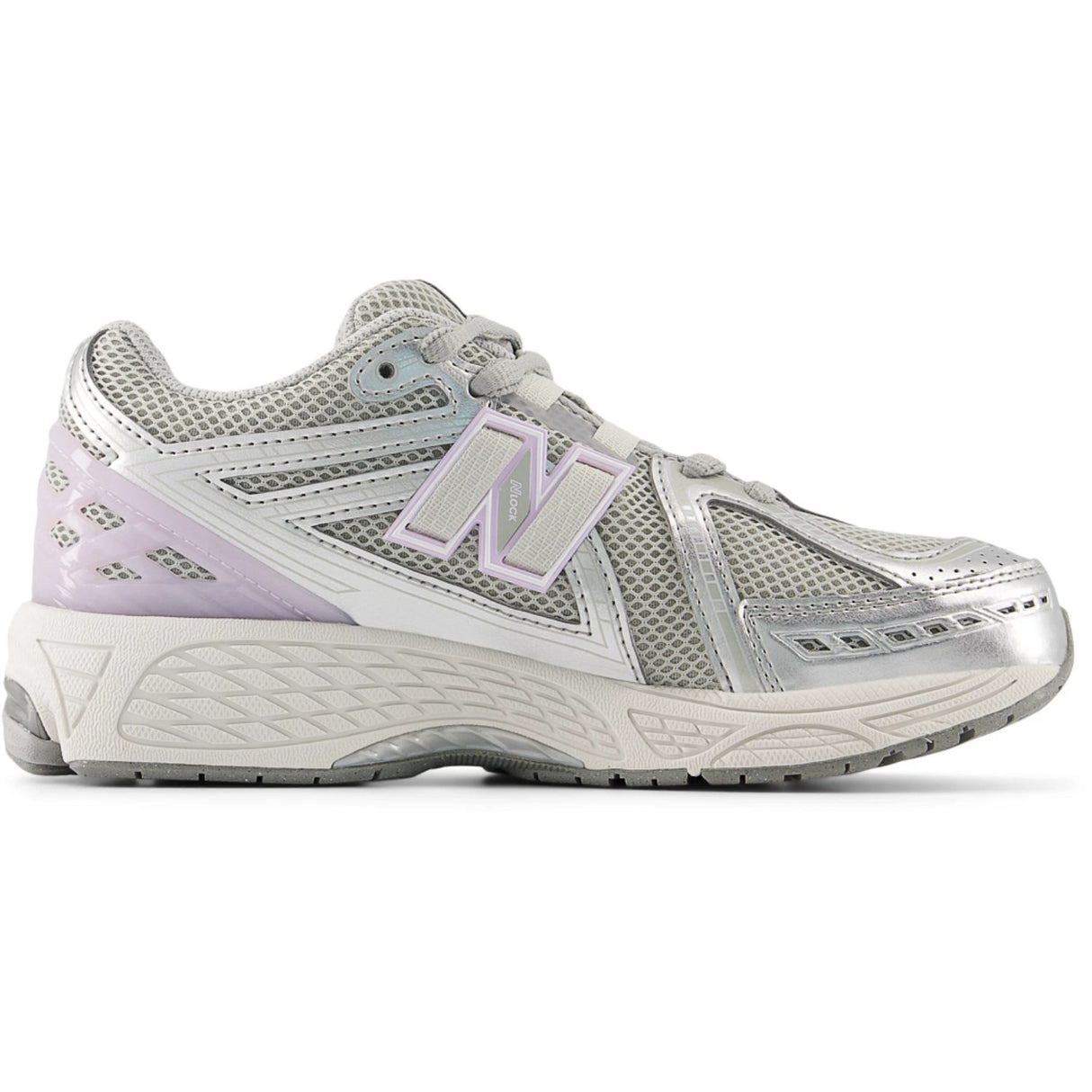 New Balance Silver Metallic 1906 Kids Lace Sneakers