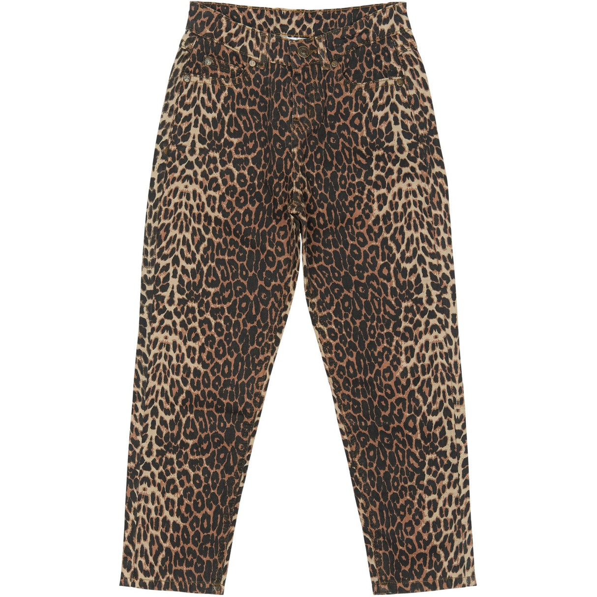 The New Feather Gray AOP TNPanya Mom Fit Jeans