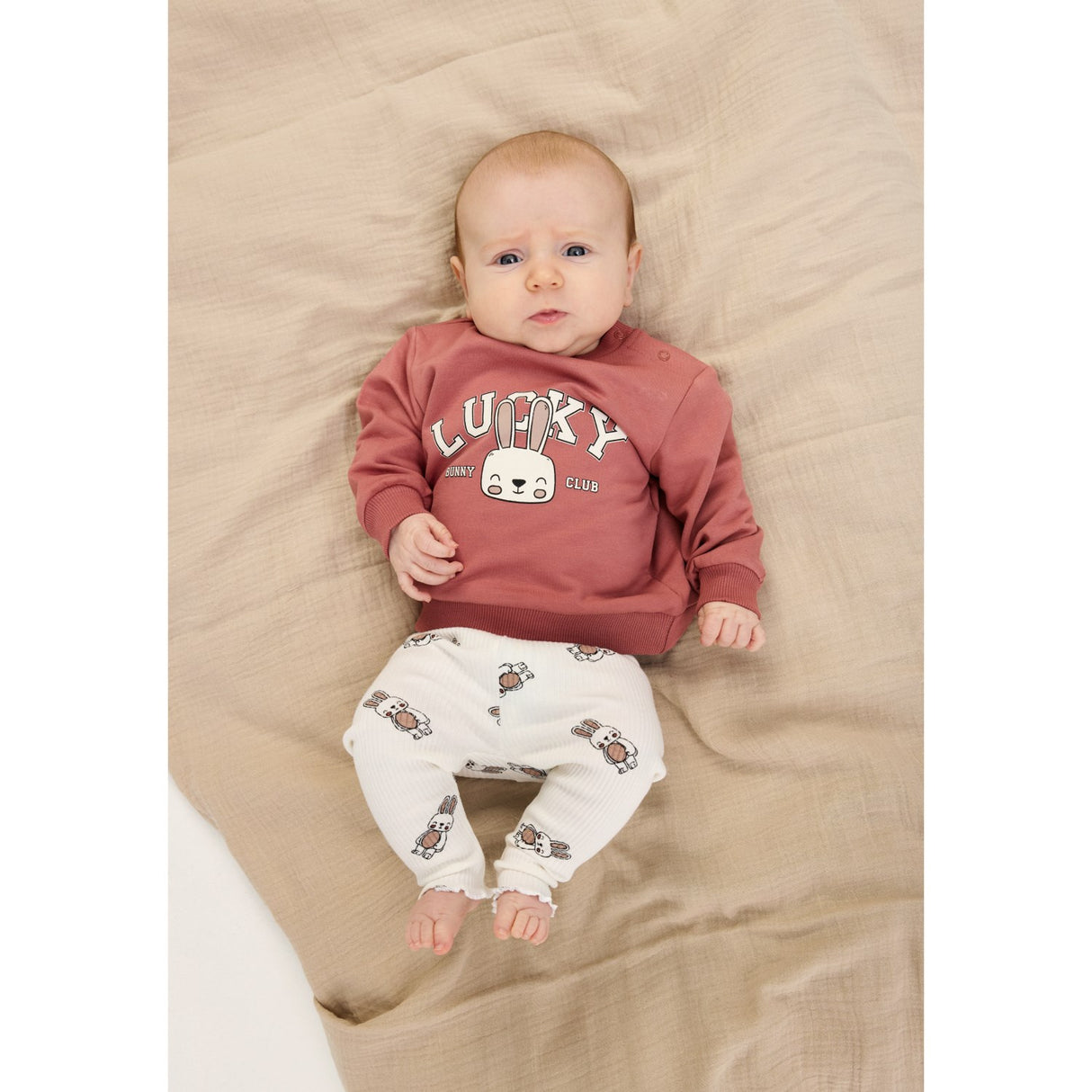 THE NEW Siblings Cloud Dancer AOP TNSBPippa Rib Leggings