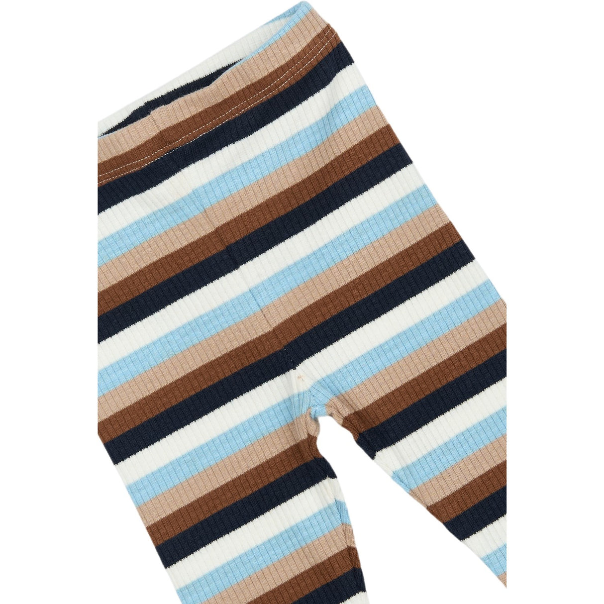 THE NEW Siblings Powder Blue Striped TNSBPark Rib Leggings