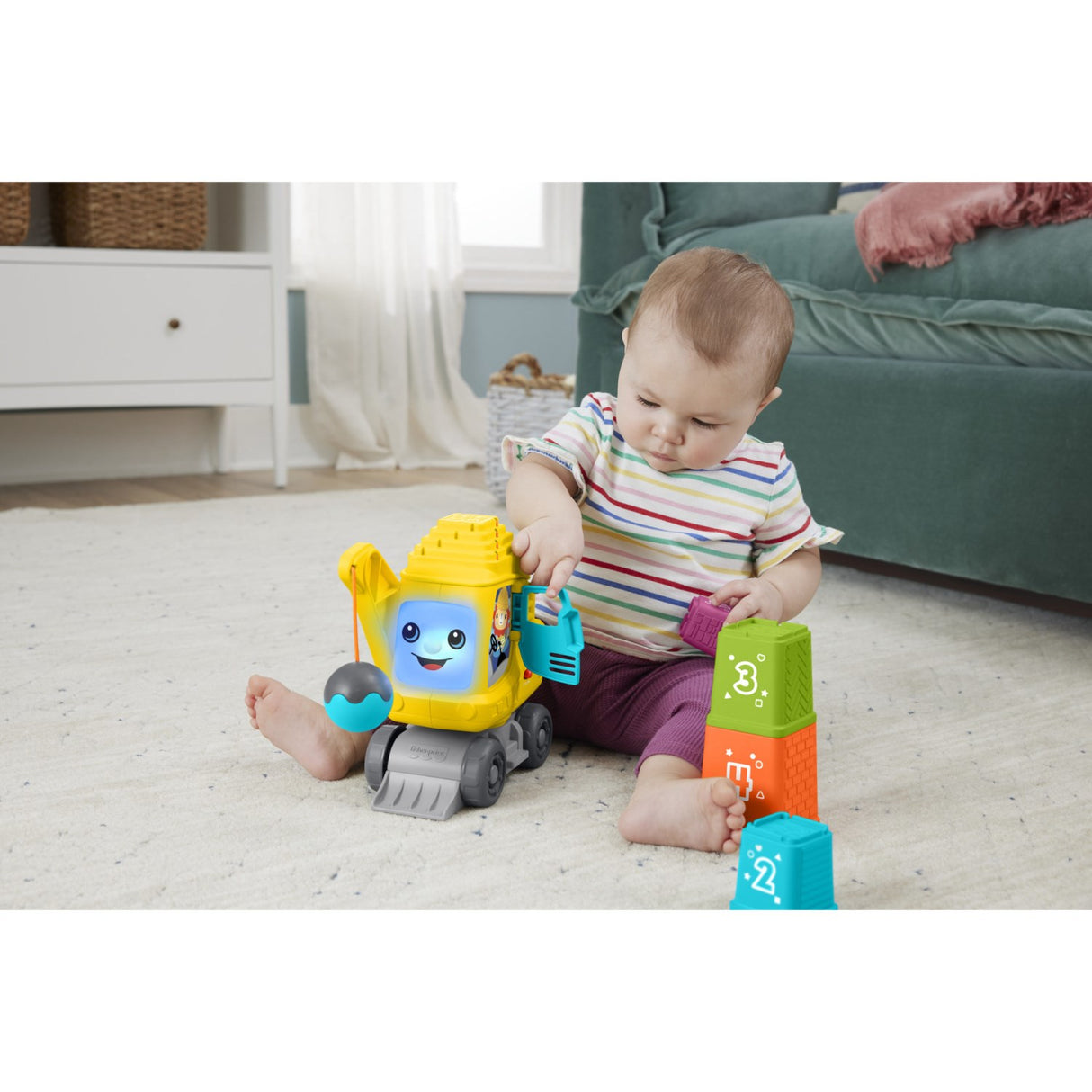 Fisher-Price® Tæl & Stabl Kran