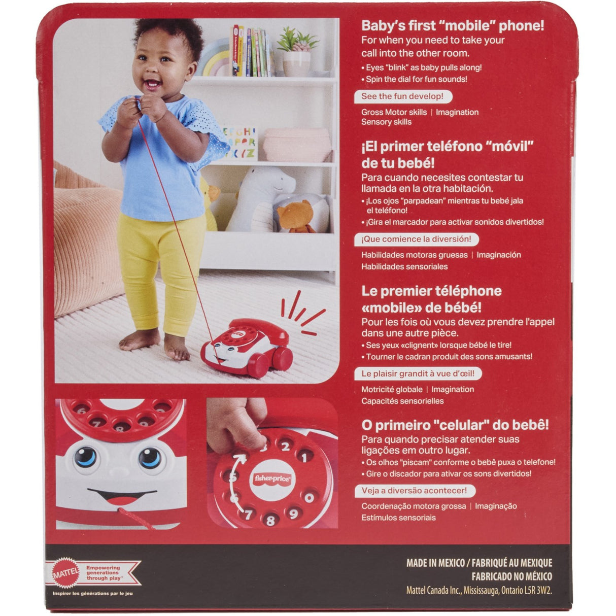 Fisher-Price® Mattel 80 Års Chattertelefon