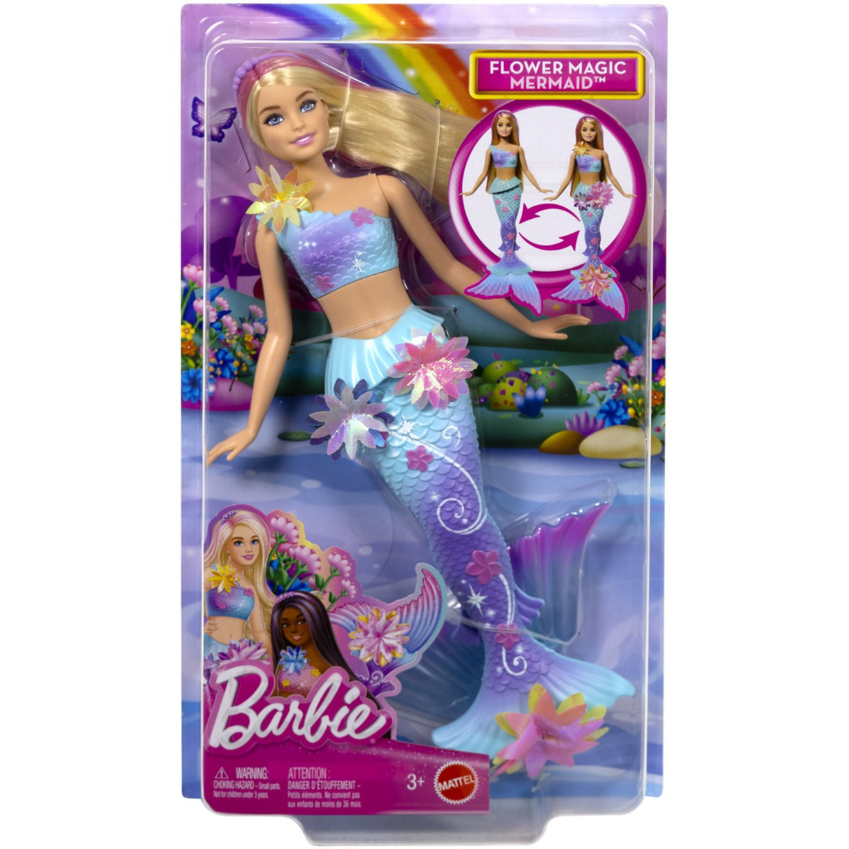 Barbie® Blooming Magic Hvid Havfrue Dukke