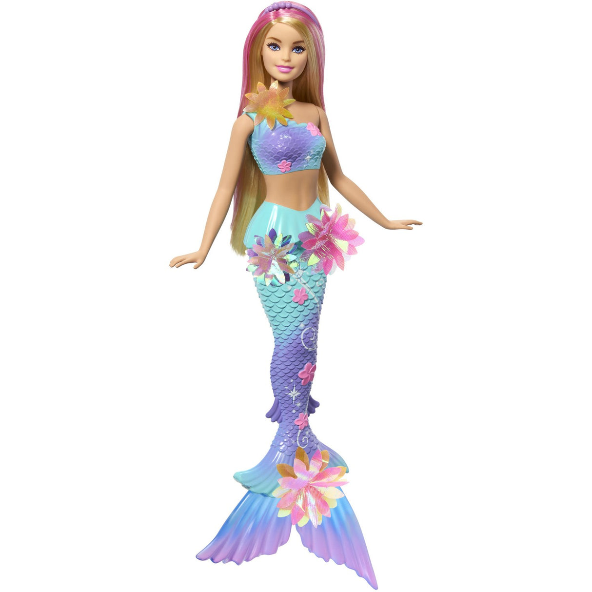 Barbie® Blooming Magic Hvid Havfrue Dukke