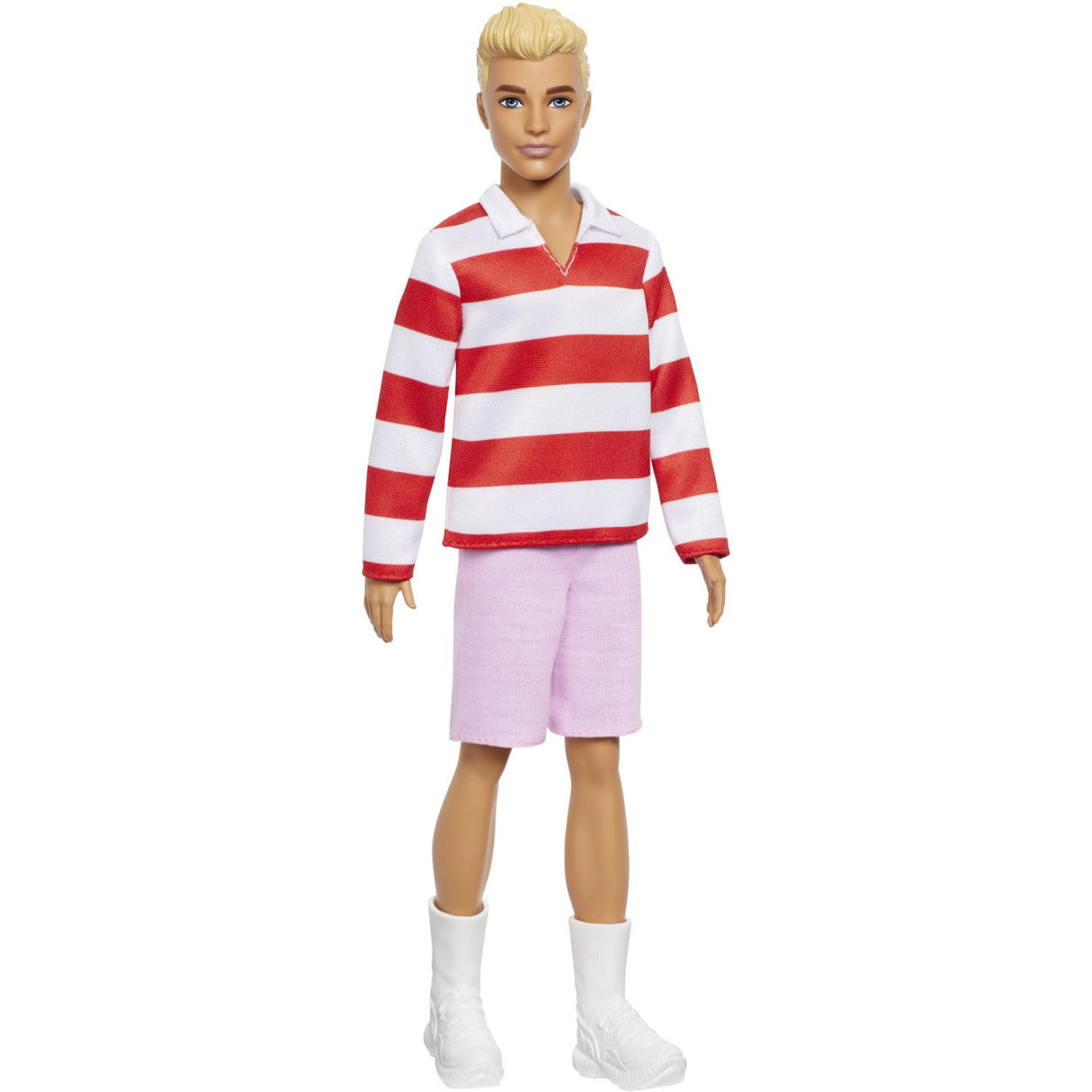 Barbie® Fashionista Ken Dukke Rød & Hvid Striber