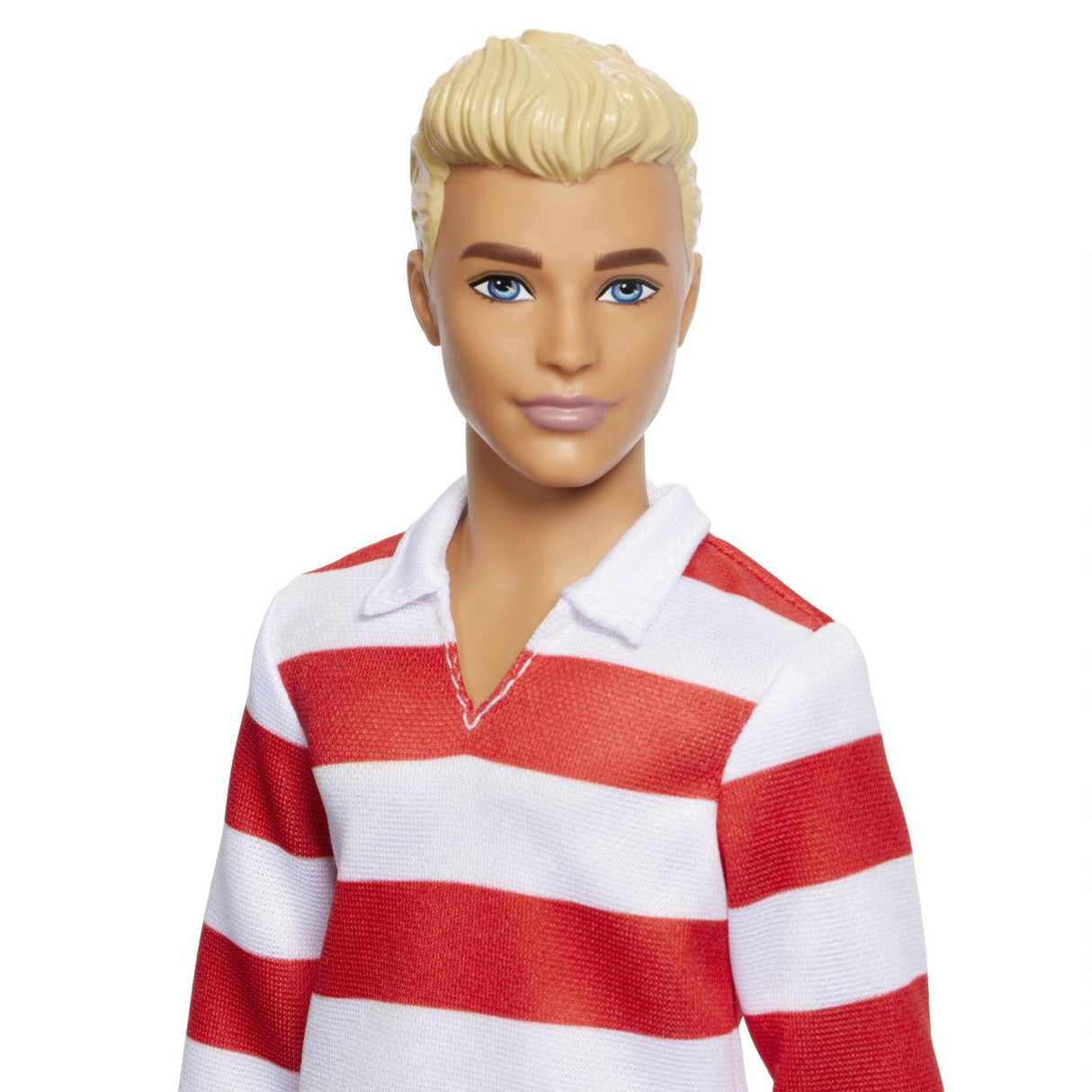 Barbie® Fashionista Ken Dukke Rød & Hvid Striber