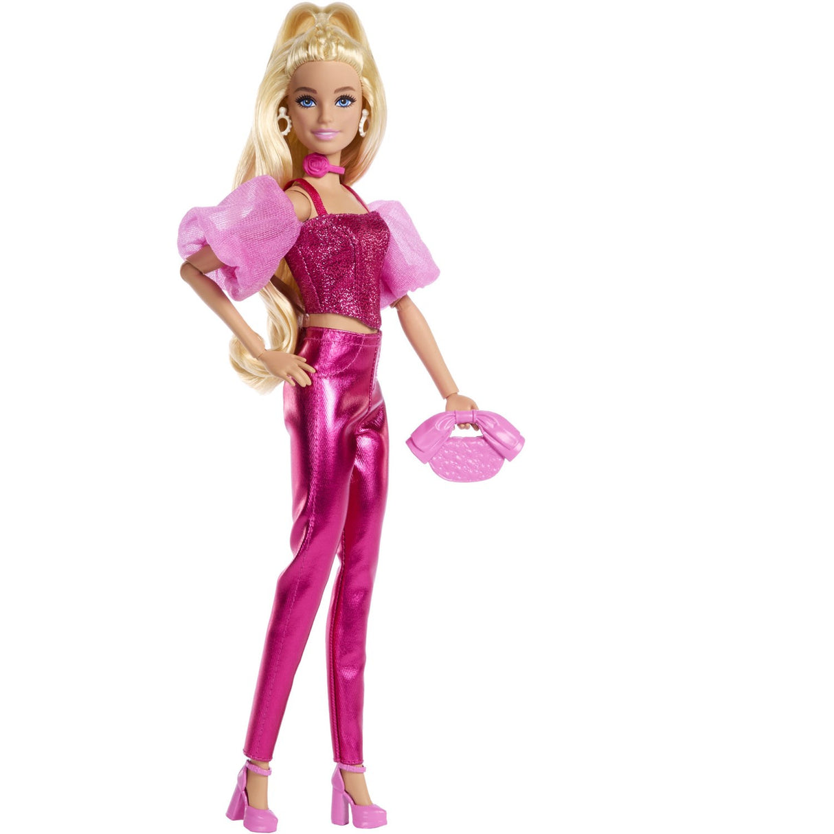 Barbie® Deluxe Lyserød Korset Blond Dukke