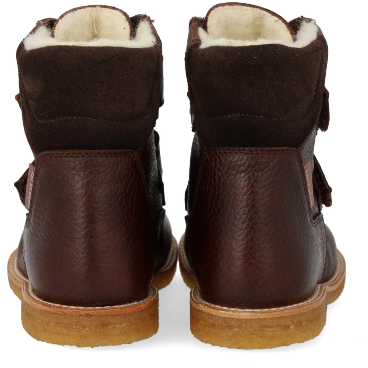 Angulus Dark Brown/Dark Brown TEX-støvle Med Velcrolukning