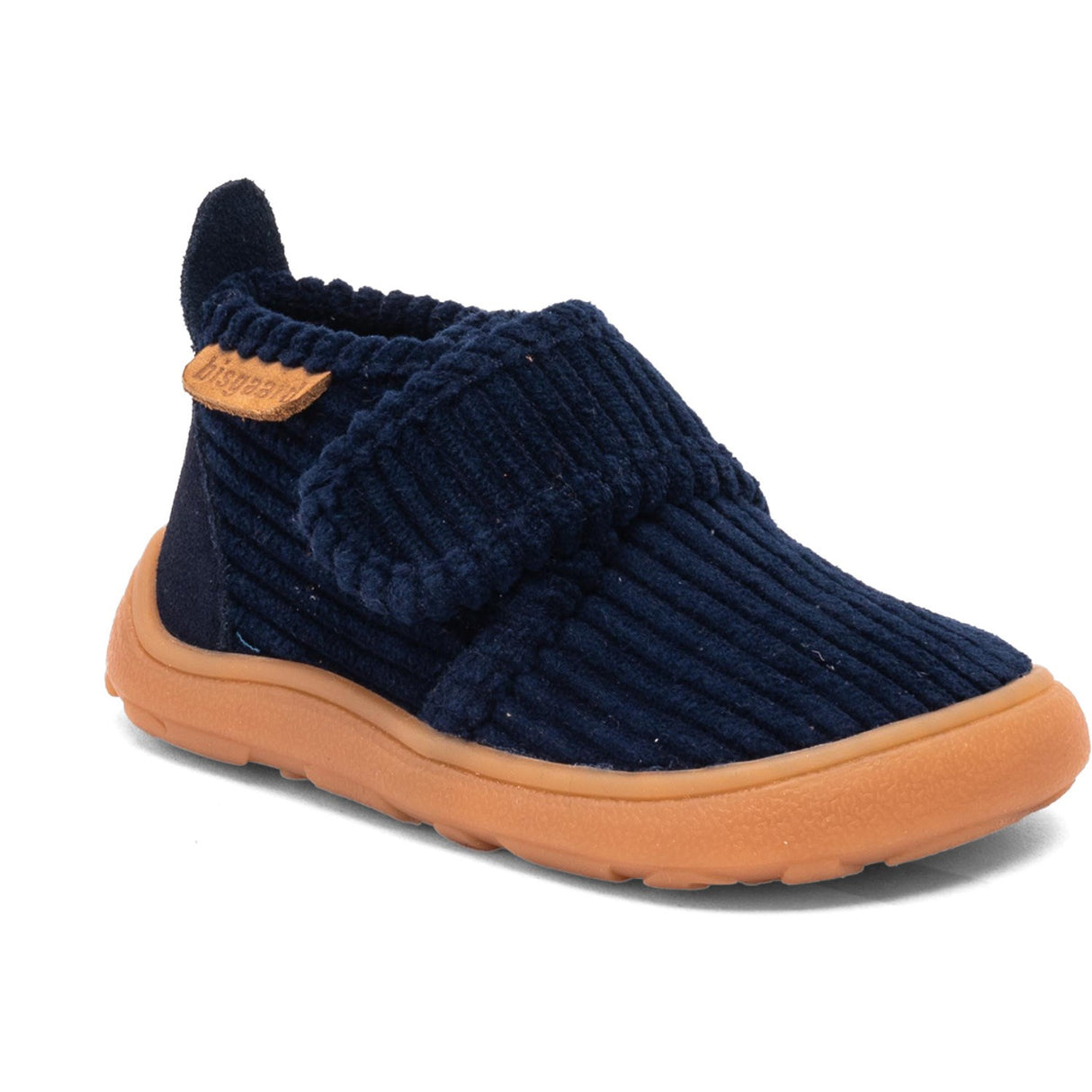 Bisgaard Navy Corduroy Barefoot Basic Hjemmesko