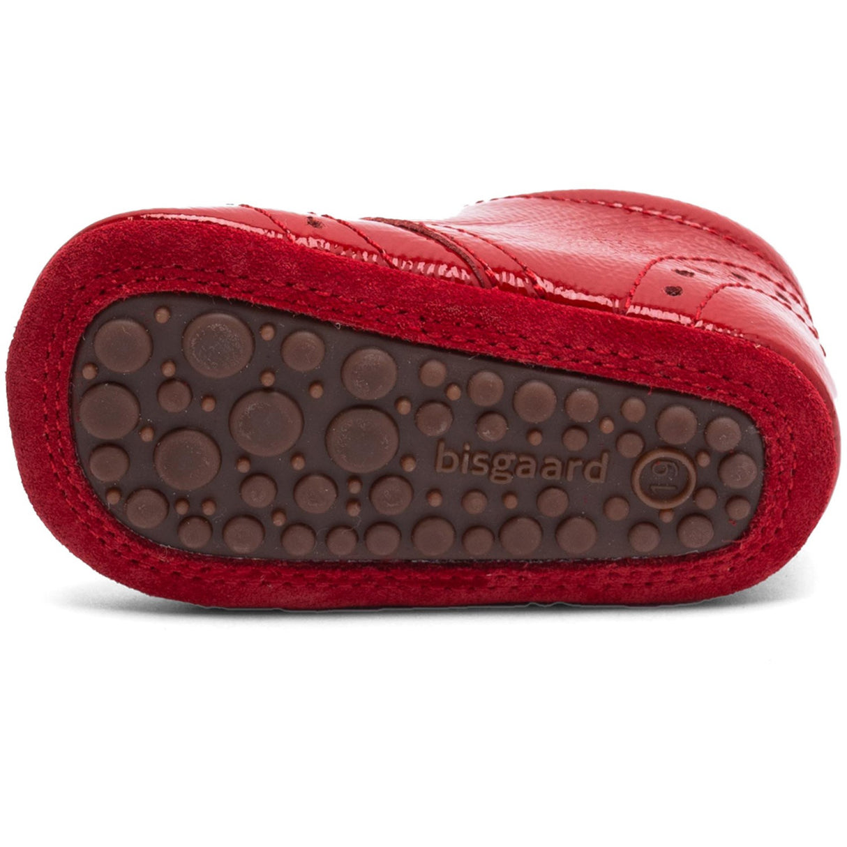 Bisgaard Red Patent Petit Hjemmesko