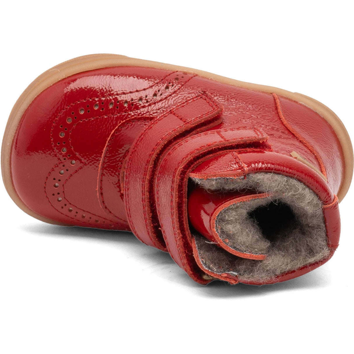 Bisgaard Red Patent Barefoot Philine Tex Støvle