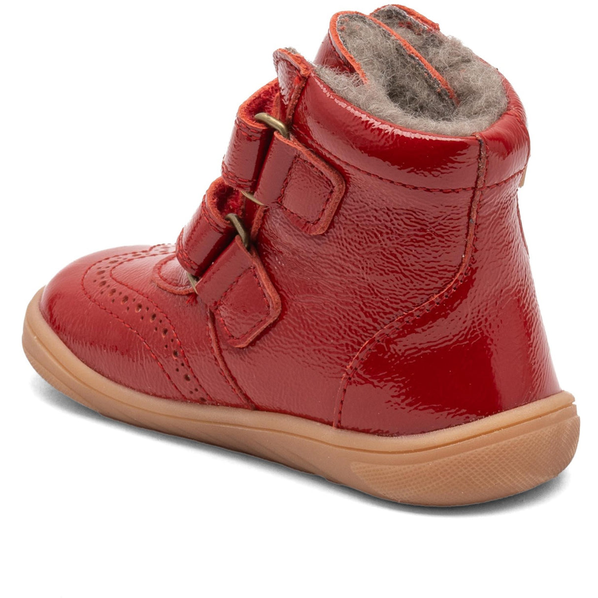 Bisgaard Red Patent Barefoot Philine Tex Støvle